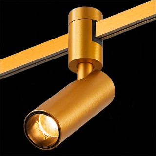 ST811.206.05 Магнитный трековый светильник FARM Золотистый LED 1*5W 3000K 350Lm Ra90 60 IP20 D35xH100 24V FARM-foto5