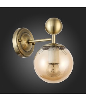 SLE106301-01 Светильник настенный Бронзовый/Прозрачный, Янтарный E27 1*60W PECHIO-foto6