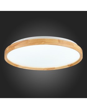 SLE201382-01 Светильник потолочный Светлое дерево/Белый LED 1*40W 3000K/4000K/6000K DELIA-foto3