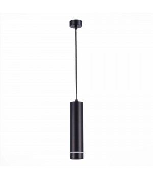 ST115.433.12 Светильник подвесной Черный LED 1*12W 3000K 936Lm Ra>90 120° IP20 D80xH300 165-265V Подвесные светильники-foto2