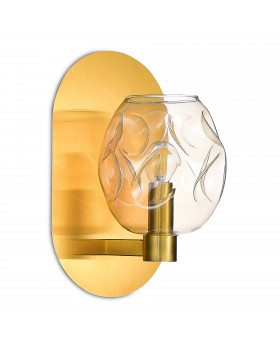 SL1188.301.01 Бра ST-Luce Латунь/Коньячный E14 1*40W IDESIA-foto2