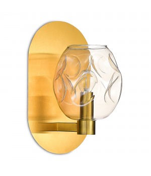 SL1188.301.01 Бра ST-Luce Латунь/Коньячный E14 1*40W IDESIA-foto2