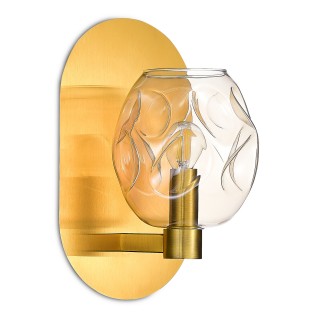 SL1188.301.01 Бра ST-Luce Латунь/Коньячный E14 1*40W IDESIA-foto2