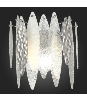 SL1224.101.02 Бра ST-Luce Хром/Прозрачный, Белый E14 2*60W LASTRA-foto5