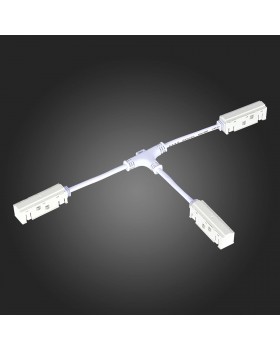 ST006.559.00 Ввод питания T-образный для магнитного шинопровода ST-Luce Белый SKYLINE 48-foto3