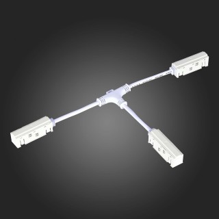 ST006.559.00 Ввод питания T-образный для магнитного шинопровода ST-Luce Белый SKYLINE 48-foto3