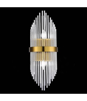 SL1178.201.02 Бра ST-Luce Золотистый/Золотистый, Прозрачный E14 2*40W AREZZO-foto2