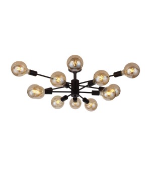 SL419.402.12 Люстра потолочная Черный E27 12*60W ANO-foto19