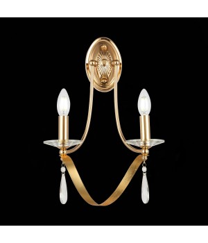 SLE120211-02 Светильник настенный Французское золото E14 2*40W FILATTA-foto3