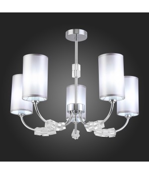 SLE156002-05 Люстра потолочная Хром/Серый E14 5*40W EMMI-foto5