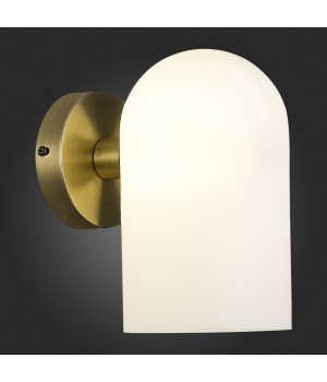 SLE1047-301-01 Бра Бронза/Молочно-белый E14 1*40W NOBILIA-foto4