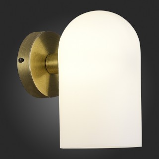 SLE1047-301-01 Бра Бронза/Молочно-белый E14 1*40W NOBILIA-foto4