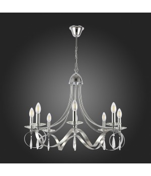 SLE120203-08 Светильник подвесной Хром E14 8*40W FILATTA-foto8