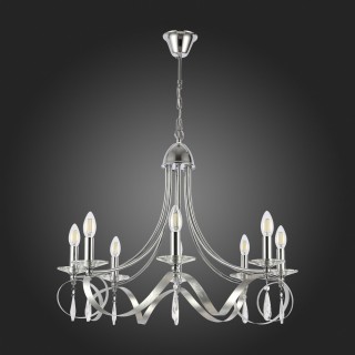 SLE120203-08 Светильник подвесной Хром E14 8*40W FILATTA-foto8