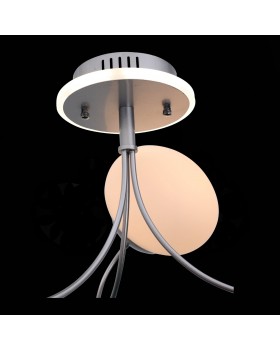 SL717.552.06 Люстра потолочная Серебристый/Белый E27, LED 6*40/3(подсветка)W ACINI-foto7