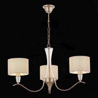 SLE1126-203-03 Светильник подвесной Шампань/Бежевый E14 3*40W CASSIA-foto4