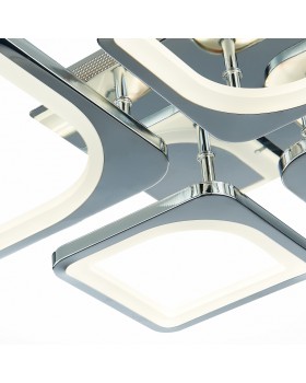 SLE500312-04 Светильник потолочный Хром/Белый LED 1*112W 3000-6000K GIURA-foto5