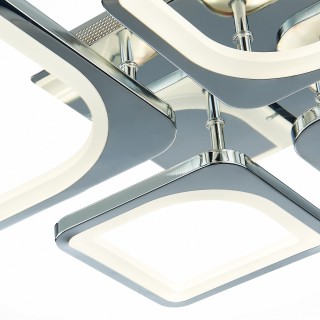SLE500312-04 Светильник потолочный Хром/Белый LED 1*112W 3000-6000K GIURA-foto5