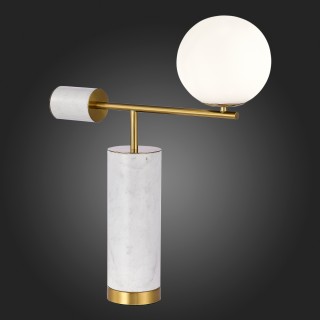 SL1008.504.01 Прикроватная лампа ST-Luce Латунь,Белый/Белый G9 1*5W DANESE-foto4