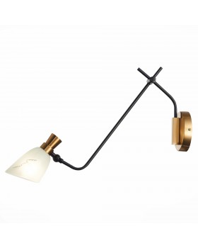 SLE205401-01 Бра Черный, Латунь/Белый E14 1*60W LITA-foto3