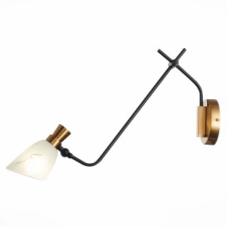 SLE205401-01 Бра Черный, Латунь/Белый E14 1*60W LITA-foto3