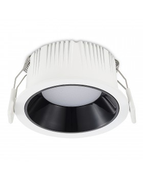 ST755.438.07 Св-к встр. Черный LED 1*7W 3000K 630Lm Ra80 120° IP20 D85xH45 100-240V Встраиваемые светильники-foto3