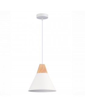 SLE125103-01 Подвес Белый/Белый, Светлое дерево E14 1*40W MODICA-foto2