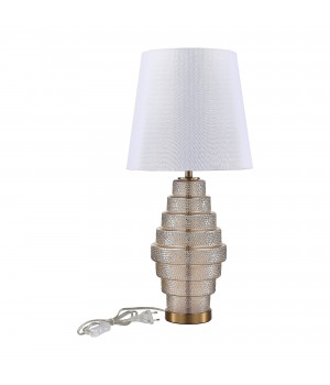 SL1001.204.01 Прикроватная лампа ST-Luce Латунь,Коньячный/Кремовый E27 1*40W REXITE-foto2