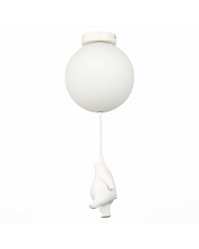 SLE115422-01 Светильник потолочный Белый/Белый E27 1*60W MODENA-foto2