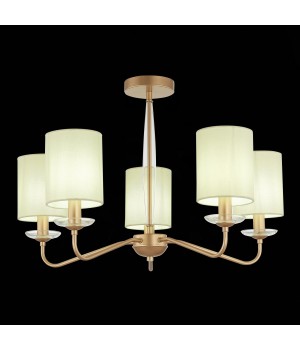 SLE108002-05 Люстра потолочная Золотистый/Бежевый E14 5*40W RITA-foto3