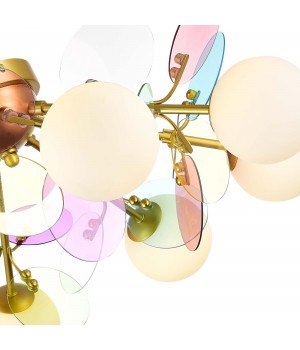 SLE2502-202-08 Люстра потолочная Золотистый/Разноцветный G9 8*5W VOLA-foto3