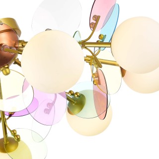 SLE2502-202-08 Люстра потолочная Золотистый/Разноцветный G9 8*5W VOLA-foto3