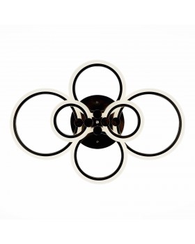 SLE500582-06 Светильник потолочный Темный хром/Белый LED 1*132W 3000-6000K CERINA-foto5