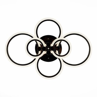 SLE500582-06 Светильник потолочный Темный хром/Белый LED 1*132W 3000-6000K CERINA-foto5