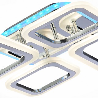 SLE500112-04RGB Светильник потолочный Хром/Белый LED 1*88W RGB 8W 3000-6000K SAMURO-foto6