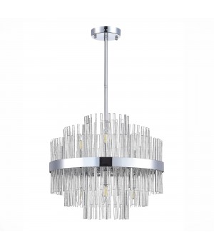 SL1634.103.06 Люстра подвесная ST-Luce Хром/Прозрачный E14 6*60W RENS-foto2