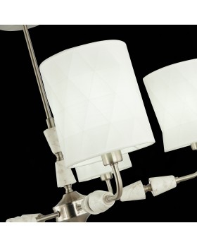 SLE107802-05 Люстра потолочная Никель/Белый E14 5*40W MILI-foto6