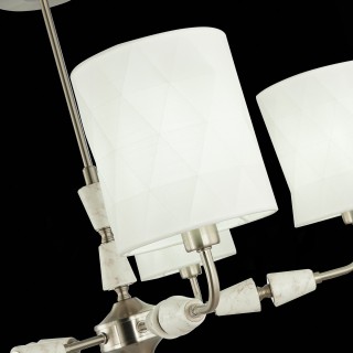 SLE107802-05 Люстра потолочная Никель/Белый E14 5*40W MILI-foto6