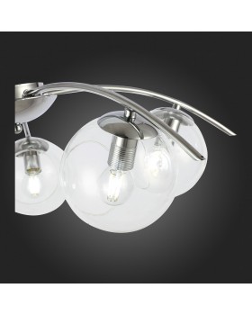 SLE102602-05 Люстра потолочная Хром/Прозрачный E14 5*40W RATELLA-foto9