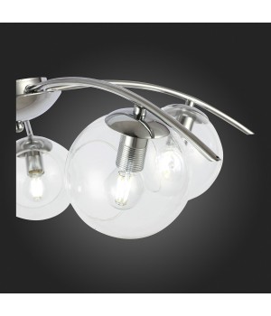 SLE102602-05 Люстра потолочная Хром/Прозрачный E14 5*40W RATELLA-foto9