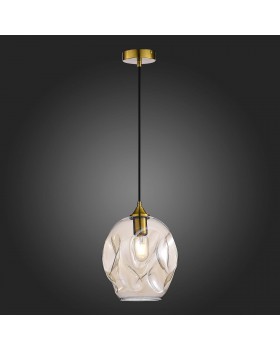 SL1188.313.01 Подвес ST-Luce Латунь/Коньячный E27 1*60W IDESIA-foto3