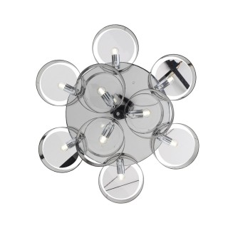 SL483.702.09 Светильник потолочный Хром/Дымчатый E27 9*40W FORESTA-foto12