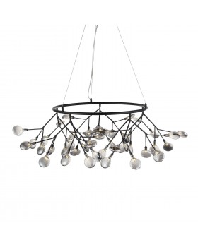 SL411.443.45 Люстра подвесная ST-Luce Черный/Дымчатый G4 45*1,5W RICCARDO-foto11