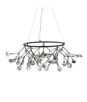 SL411.443.45 Люстра подвесная ST-Luce Черный/Дымчатый G4 45*1,5W RICCARDO-foto11