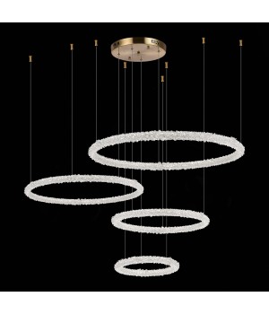 SL6110.203.04 Люстра подвесная ST-Luce Золотистый/Прозрачный LED 4*42W 3000 - 6500K AVANA-foto6