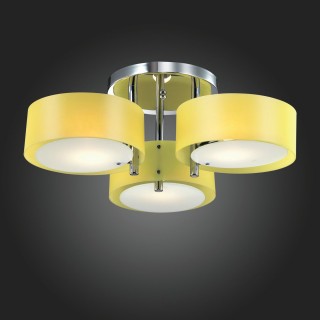 SL483.092.03 Люстра потолочная Хром/Желтый E27 3*60W FORESTA-foto3