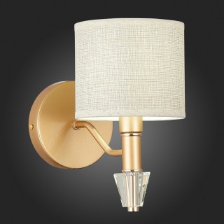 SLE107001-01 Бра Золотистый/Бежевый E14 1*40W VILEDE-foto5