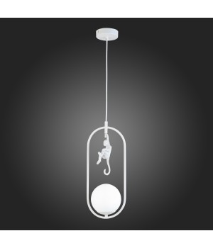 SLE115123-01 Светильник подвесной Белый/Белый E27 1*60W TENATO-foto7