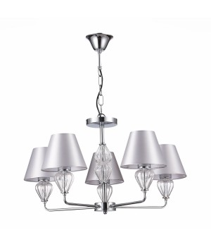 SLE107413-05 Люстра подвесная Хром/Серебристый E14 5*60W DALIDA-foto2