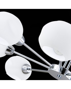 SLE104302-08 Люстра потолочная Хром/Белый E14 8*40W LANTA-foto6